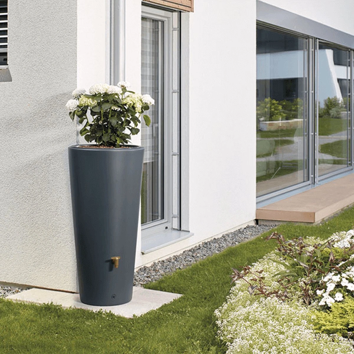 Garantia Regenton Vaso 220 Liter - 2 In 1 + Plantenbak + Vulautomaat 5 Garantia Regenton Vaso 220 Liter - 2 In 1 + Plantenbak + Vulautomaat - Afbeelding 3