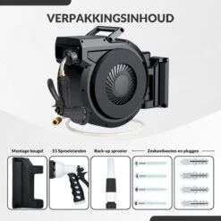 Buxibo - Wandslangenbox 20 Meter + 2 Meter - Tuinslang Met Haspel - 9 Sproei Standen - Slangenhouder 180° Draaibaar - Tuinslanghaspel Zwart+ Gratis Sproeier - Zwart 22 Buxibo - Wandslangenbox 20 Meter + 2 Meter - Tuinslang Met Haspel - 9 Sproei Standen - Slangenhouder 180° Draaibaar - Tuinslanghaspel Zwart+ Gratis Sproeier - Zwart -Tuin Kweekbenodigdheden 1200x1200 359