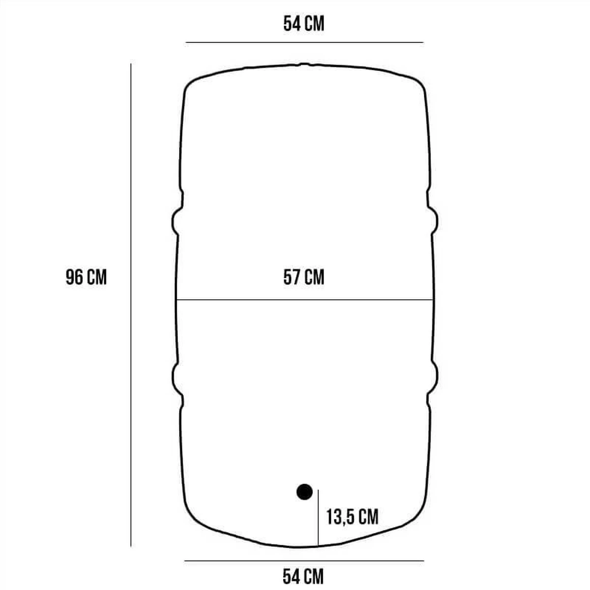 Harcostar Regenton 227 Liter - Groen 8 Harcostar Regenton 227 Liter - Groen - Afbeelding 6