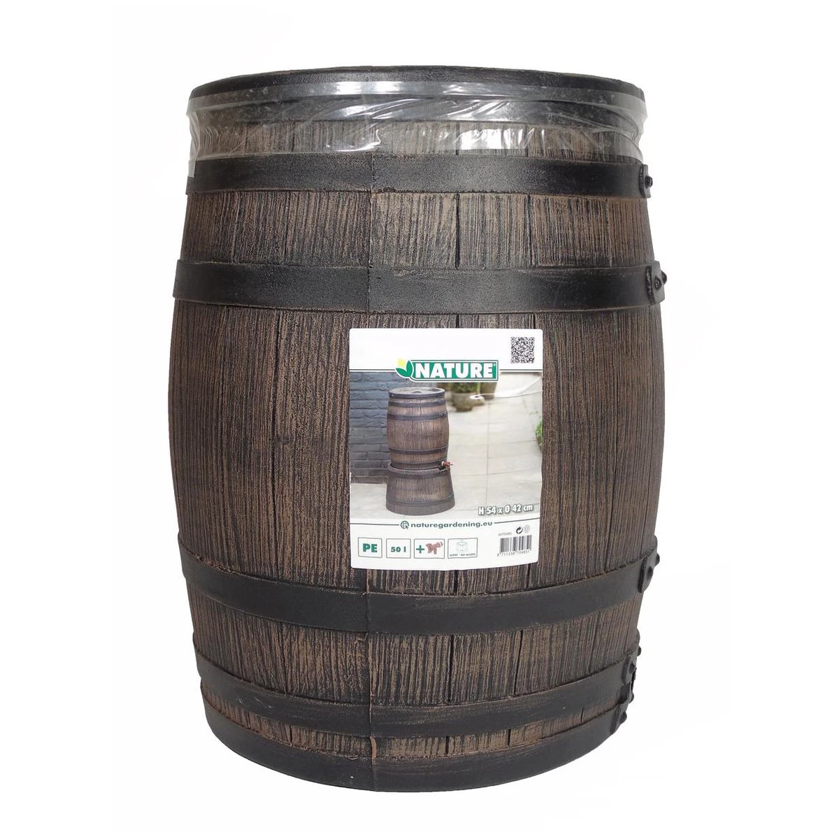 Nature - Regenton - Whiskyvat - 50L - H49,5 X Ø38cm 7 Nature - Regenton - Whiskyvat - 50L - H49,5 X Ø38cm - Afbeelding 5
