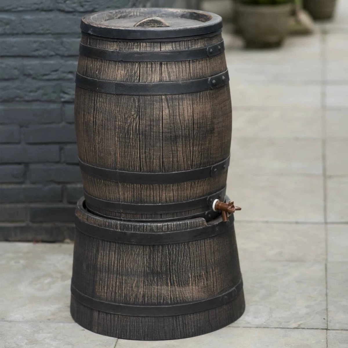 Nature - Regenton - Whiskyvat - 50L - H49,5 X Ø38cm 10 Nature - Regenton - Whiskyvat - 50L - H49,5 X Ø38cm - Afbeelding 8