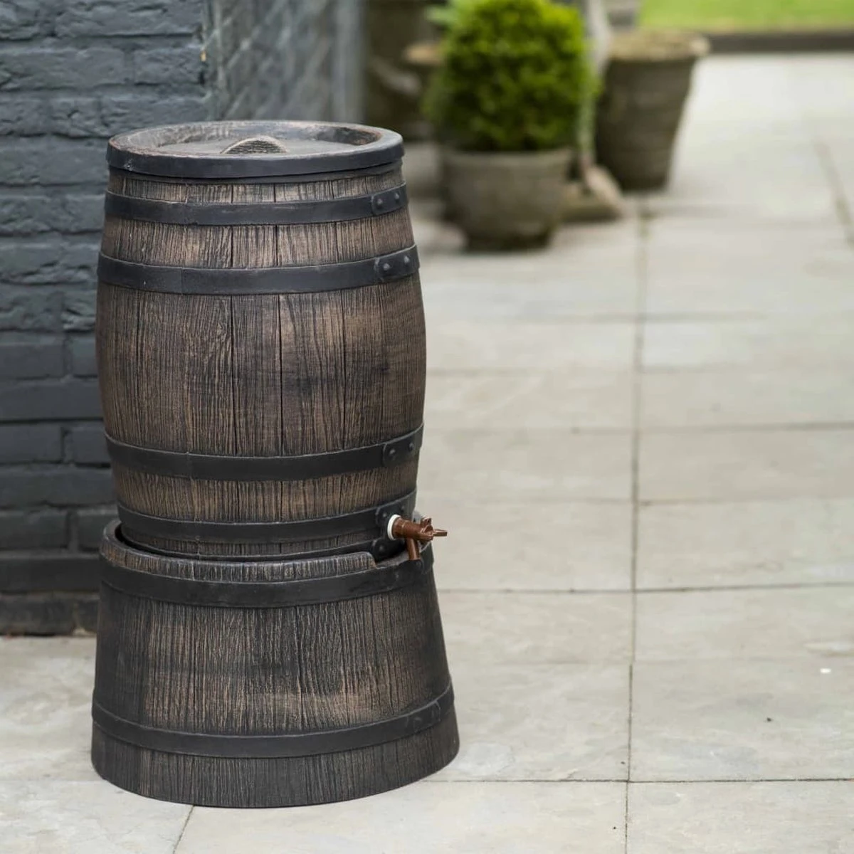 Nature - Regenton - Whiskyvat - 50L - H49,5 X Ø38cm 11 Nature - Regenton - Whiskyvat - 50L - H49,5 X Ø38cm - Afbeelding 9