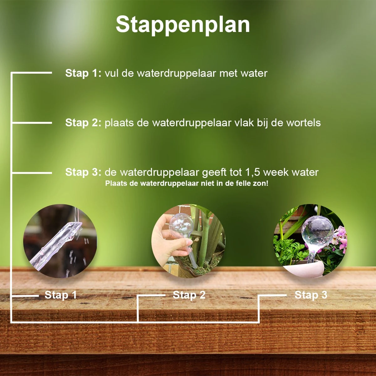 Waterdruppelaar Set Van 6 Stuks - Waterdruppelaar Voor Planten - Watergeefsysteem - Waterbol Irrigatiesysteem - Automatisch Druppelsysteem Voor Kamerplanten & Tuin - Watergever - Doorzichtig - 15cm 9 Waterdruppelaar Set Van 6 Stuks - Waterdruppelaar Voor Planten - Watergeefsysteem - Waterbol Irrigatiesysteem - Automatisch Druppelsysteem Voor Kamerplanten & Tuin - Watergever - Doorzichtig - 15cm - Afbeelding 7