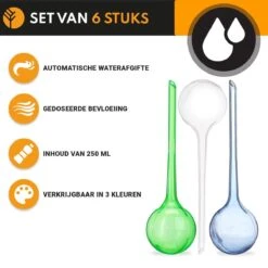 Waterdruppelaar Set Van 6 Stuks Voor Planten – 27 CM – Automatisch Watergeefsysteem Voor Kamerplanten – Planten Watergever Met Druppelsysteem – Waterbol 9 Waterdruppelaar Set Van 6 Stuks Voor Planten – 27 CM – Automatisch Watergeefsysteem Voor Kamerplanten – Planten Watergever Met Druppelsysteem – Waterbol -Tuin Kweekbenodigdheden 1200x1200 610