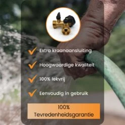 Horvitus Waterverdeler 2 Weg - Y Stuk Kraan Splitter - Voor Europese Kranen - Messing -Tuin Kweekbenodigdheden 1200x1200 707