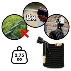 In Round Flexibele Tuinslang – 22,5 Meter – Sproeikop, Tuinslanghouder 13 In Round Flexibele Tuinslang – 22,5 Meter – Sproeikop, Tuinslanghouder -Tuin Kweekbenodigdheden 1200x1200 720