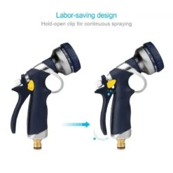 Voxon Sproeikop | Broespistool | Spuitpistool Voor Tuinslang | Metalen Constrcutie Met Soft-grip Handvat 11 Voxon Sproeikop | Broespistool | Spuitpistool Voor Tuinslang | Metalen Constrcutie Met Soft-grip Handvat -Tuin Kweekbenodigdheden 1200x1200 735