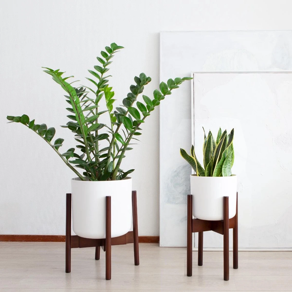 LifeGoods Planten Standaard - Uitschuifbare Bloempothouder - 20 Tot 30 Cm - Donker Bamboe 8 LifeGoods Planten Standaard - Uitschuifbare Bloempothouder - 20 Tot 30 Cm - Donker Bamboe - Afbeelding 6