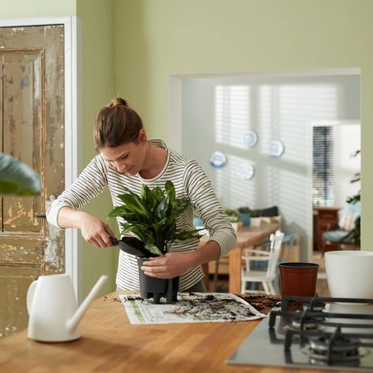 Elho Self-watering Insert 24 - Accessoires Voor Binnenaccessoires - Ø 23.7 X H 22.2 Cm - Zwart/Living Black 7 Elho Self-watering Insert 24 - Accessoires Voor Binnenaccessoires - Ø 23.7 X H 22.2 Cm - Zwart/Living Black - Afbeelding 5