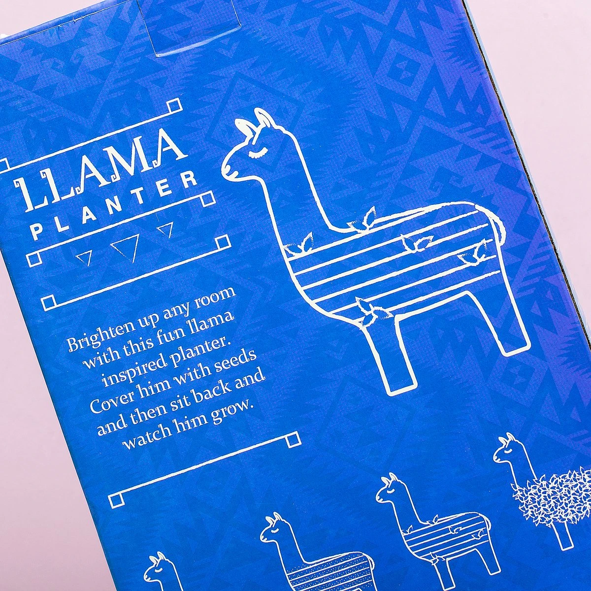 Gift Republic Lama Bloempot Met Zaadjes 5 Gift Republic Lama Bloempot Met Zaadjes - Afbeelding 3