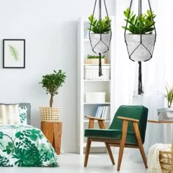 9 Stuks Zwart Macrame Plantenhangers - Boho Handgeweven Katoen Hangpot Voor Binnen/Buiten - Hangende Bloempot Met Kralen - Macramé Touw/Koord Hangplant Houder - Bohemian Wandhanger Decoratie - Plant Hanger - Verticale Tuin Bloempothouder Planthanger 18 9 Stuks Zwart Macrame Plantenhangers - Boho Handgeweven Katoen Hangpot Voor Binnen/Buiten - Hangende Bloempot Met Kralen - Macramé Touw/Koord Hangplant Houder - Bohemian Wandhanger Decoratie - Plant Hanger - Verticale Tuin Bloempothouder Planthanger -Tuin Kweekbenodigdheden 1200x1200 876