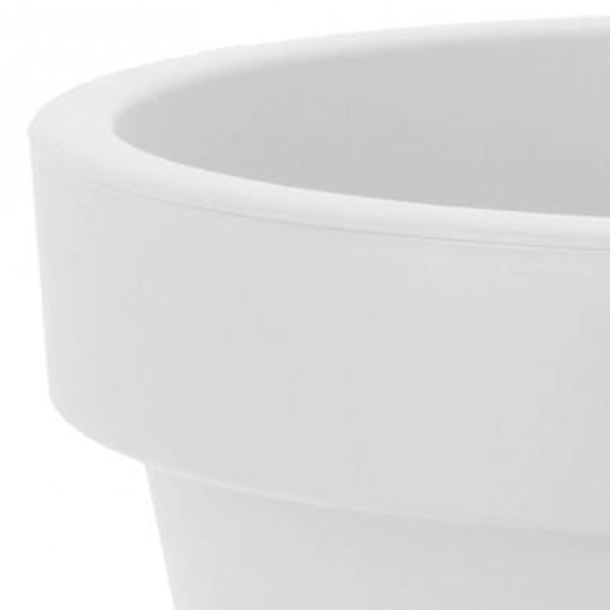 Kunststof Bloempot Wit Ø50 Cm - Hoogte 42 Cm 5 Kunststof Bloempot Wit Ø50 Cm - Hoogte 42 Cm - Afbeelding 3