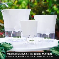 SKYARD® 3 Stuks Zelfwaterende Bloempot Maat M – Milieuvriendelijk Watergeefsysteem Kamerplanten – Zelfwatergevende Pot – Bloempot Met Waterreservoir – Selfwatering Pot – Wit 19 SKYARD® 3 Stuks Zelfwaterende Bloempot Maat M – Milieuvriendelijk Watergeefsysteem Kamerplanten – Zelfwatergevende Pot – Bloempot Met Waterreservoir – Selfwatering Pot – Wit -Tuin Kweekbenodigdheden 1200x1200 966