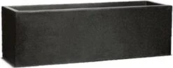 Capi Europe - Bloembak Rechthoek Laag 73x20x20 - Zwart - Bloempot Voor Buiten - FIT961 -Tuin Kweekbenodigdheden 1200x475