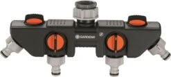GARDENA - Waterverdeler - Slangkoppeling - 4 Uitgangen 25 GARDENA - Waterverdeler - Slangkoppeling - 4 Uitgangen -Tuin Kweekbenodigdheden 1200x541