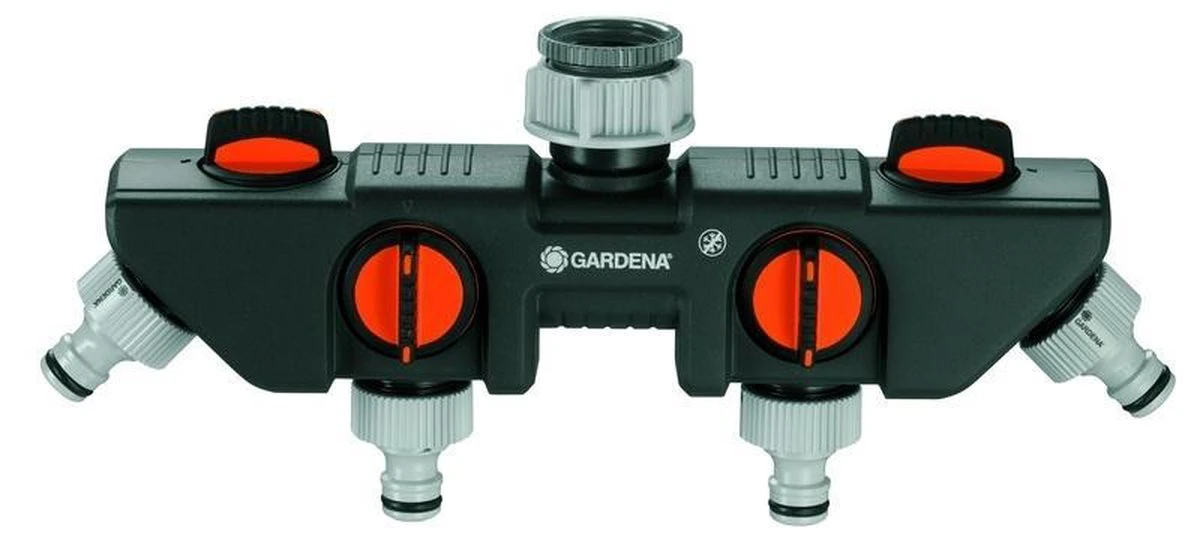 GARDENA - Waterverdeler - Slangkoppeling - 4 Uitgangen 11 GARDENA - Waterverdeler - Slangkoppeling - 4 Uitgangen - Afbeelding 9