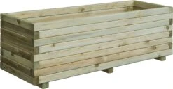 Intergard Houten Bloembakken Plantenbakken Rechthoek 80x40x35cm -Tuin Kweekbenodigdheden 1200x621