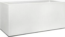 Elho Vivo Structure Finish Lang 90 - Plantenbak Voor Binnen & Buiten - Ø 88 X H 41 - Wit -Tuin Kweekbenodigdheden 1200x680 1