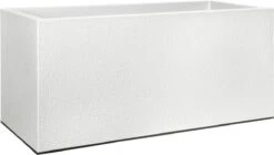 Elho Vivo Structure Finish Lang 90 - Plantenbak Voor Binnen & Buiten - Ø 88 X H 41 - Wit -Tuin Kweekbenodigdheden 1200x682 1