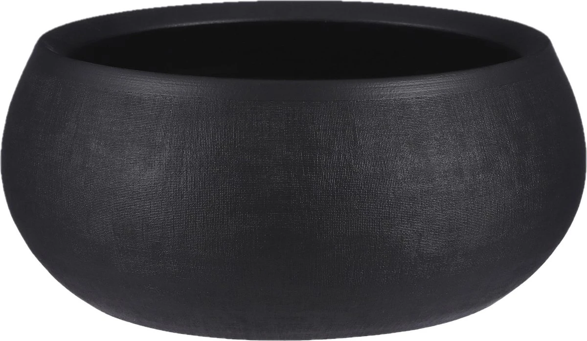 Mica Decorations Douro Ronde Schaal - H14 X Ø34cm - Terracotta - Zwart 3 Mica Decorations Douro Ronde Schaal - H14 X Ø34cm - Terracotta - Zwart