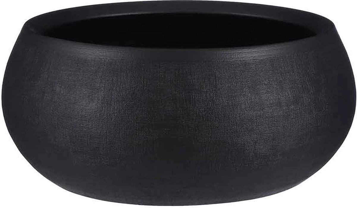 Mica Decorations Douro Ronde Schaal - H14 X Ø34cm - Terracotta - Zwart 5 Mica Decorations Douro Ronde Schaal - H14 X Ø34cm - Terracotta - Zwart - Afbeelding 3