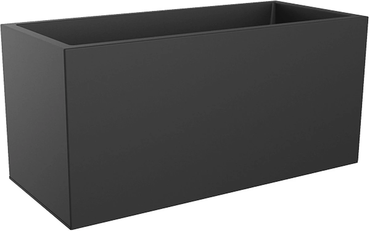 Elho Vivo Matt Finish Lang Wielen 90 - Grote Staande Plantenbak Voor Binnen & Buiten - Gemaakt Van Gereycled Plastic - L 39 X W 88 X H 41 Cm - Zwart 12 Elho Vivo Matt Finish Lang Wielen 90 - Grote Staande Plantenbak Voor Binnen & Buiten - Gemaakt Van Gereycled Plastic - L 39 X W 88 X H 41 Cm - Zwart - Afbeelding 10