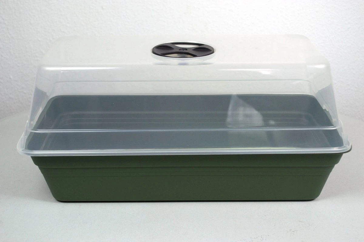 Kweekkas - Kweekhuis - Kweekkas Vensterbank - Moestuinbak - 4,5 L - Kweekkas Met Transparante Deksel - 19x39x31 Cm - Kweekkasje 3 Kweekkas - Kweekhuis - Kweekkas Vensterbank - Moestuinbak - 4,5 L - Kweekkas Met Transparante Deksel - 19x39x31 Cm - Kweekkasje