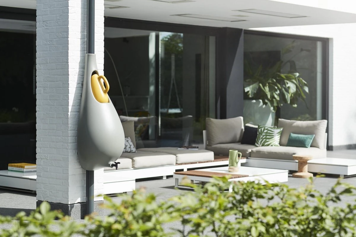 Elho Pure Raindrop 70L - Geel/Oker 11 Elho Pure Raindrop 70L - Geel/Oker - Afbeelding 9