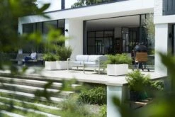 Elho Vivo Structure Finish Lang 90 - Plantenbak Voor Binnen & Buiten - Ø 88 X H 41 - Wit -Tuin Kweekbenodigdheden 1200x800 175