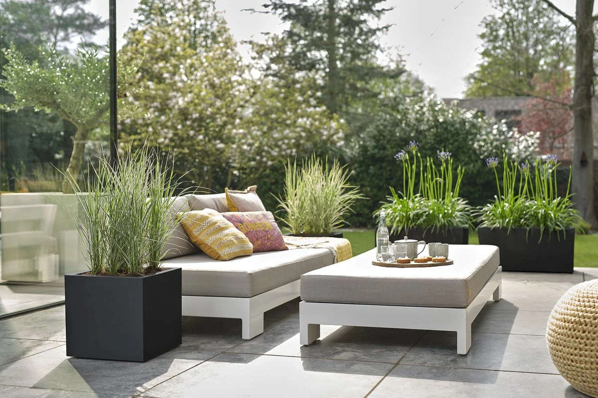 Elho Vivo Next Vierkant 40 - Plantenbak Voor Binnen & Buiten - Ø 39.0 X H 37.9 Cm - Zwart/Living Black 7 Elho Vivo Next Vierkant 40 - Plantenbak Voor Binnen & Buiten - Ø 39.0 X H 37.9 Cm - Zwart/Living Black - Afbeelding 5