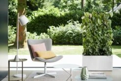 Elho Vivo Matt Finish Lang Wielen 90 - Grote Staande Plantenbak Voor Binnen & Buiten - Gemaakt Van Gereycled Plastic - L 39 X W 88 X H 41 Cm - Wit -Tuin Kweekbenodigdheden 1200x800 181