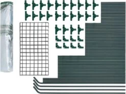 Broeikas / Tuinkas - 147 X 195 X 73 Cm - PVC Folie -Tuin Kweekbenodigdheden 1200x896