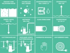 VONROC Dompelpomp RVS - Vuilwaterpomp - Waterpomp - 1100W - 20000 L/h - Voor Vuil- En Schoonwater - Met Vlotter 7 VONROC Dompelpomp RVS - Vuilwaterpomp - Waterpomp - 1100W - 20000 L/h - Voor Vuil- En Schoonwater - Met Vlotter -Tuin Kweekbenodigdheden 1200x898 1