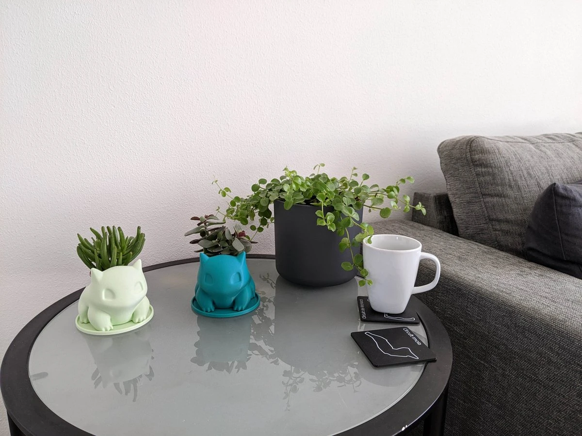 Merkloos Pokémon Bulbasaur Bloempot - Inclusief Opvangschaal - Teal 4 Merkloos Pokémon Bulbasaur Bloempot - Inclusief Opvangschaal - Teal - Afbeelding 2