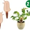 JS Drippy - Waterdruppelaars Set Van 2 Stuks - Druppelaar Vogel - Druppelsysteem Planten - Watergeefsysteem Kamerplanten - Waterbol - Roze -Tuin Kweekbenodigdheden 1200x932