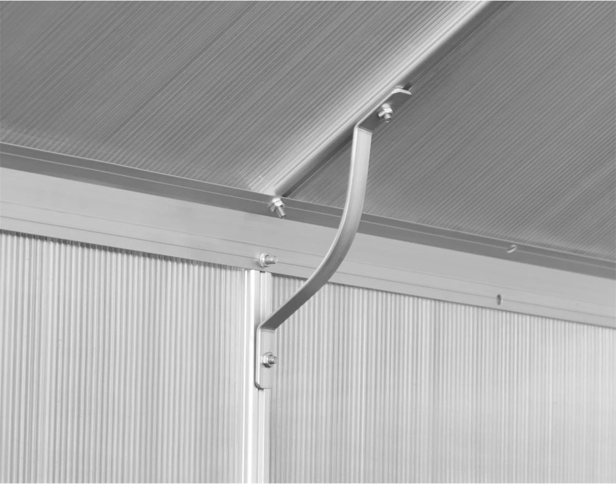 FUXTEC Tuinkas 5,9m² - Broeikas - Kweekkas - Hobbykas - Aluminium/holle Kamerplaat - FX-GWH159 16 FUXTEC Tuinkas 5,9m² - Broeikas - Kweekkas - Hobbykas - Aluminium/holle Kamerplaat - FX-GWH159 - Afbeelding 14