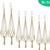 9 Stuks Jute Macrame Plantenhangers - Boho Handgeweven Katoen Hangpot Voor Binnen/Buiten - Hangende Bloempot Met Kralen - Macramé Touw/Koord Hangplant Houder - Bohemian Wandhanger Decoratie - Plant Hanger - Verticale Tuin Bloempothouder Planthanger 2 9 Stuks Jute Macrame Plantenhangers - Boho Handgeweven Katoen Hangpot Voor Binnen/Buiten - Hangende Bloempot Met Kralen - Macramé Touw/Koord Hangplant Houder - Bohemian Wandhanger Decoratie - Plant Hanger - Verticale Tuin Bloempothouder Planthanger -Tuin Kweekbenodigdheden 1200x948 2
