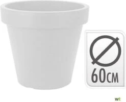 Relaxwonen - Bloempot Rond 60 X 52 Cm Wit 11 Relaxwonen - Bloempot Rond 60 X 52 Cm Wit -Tuin Kweekbenodigdheden 1200x974 1