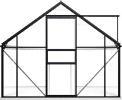 VidaXL Broeikas Met Basisframe 4,75 M² Aluminium Antracietkleurig 22 VidaXL Broeikas Met Basisframe 4,75 M² Aluminium Antracietkleurig -Tuin Kweekbenodigdheden 1200x984 1