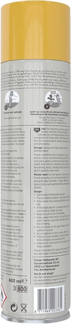 Pokon Bladglans 600ml -Tuin Kweekbenodigdheden 265x1200