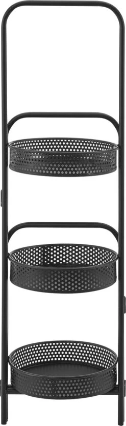 Plantenstandaard Vrasene Metaal 75x68x20 Cm Zwart 12 Plantenstandaard Vrasene Metaal 75x68x20 Cm Zwart -Tuin Kweekbenodigdheden 357x1200