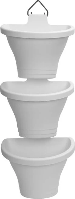 Elho Corsica Vertical Forest 24 - Bloempot Voor Balkonbuiten - Ø 26.7 X H 29.7 Cm - Wit/Wit 37 Elho Corsica Vertical Forest 24 - Bloempot Voor Balkonbuiten - Ø 26.7 X H 29.7 Cm - Wit/Wit -Tuin Kweekbenodigdheden 453x1200