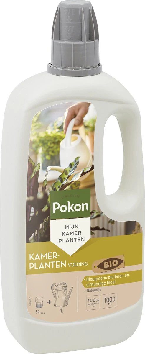 Pokon Bio Kamerplanten Voeding - 1l - Plantenvoeding (bio) - 7ml Per 1L Water 9 Pokon Bio Kamerplanten Voeding - 1l - Plantenvoeding (bio) - 7ml Per 1L Water - Afbeelding 7