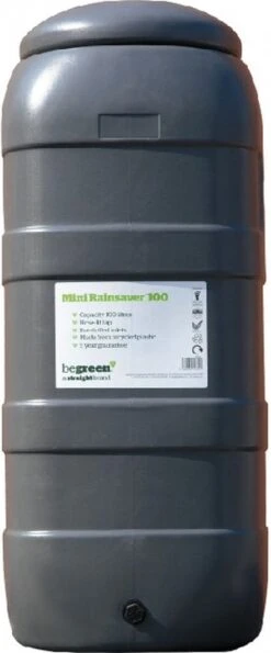 Harcostar Rainsaver Regenton 100 Liter Antraciet Met Vulautomaat En 3 Delige Voet -Tuin Kweekbenodigdheden 498x1200 1