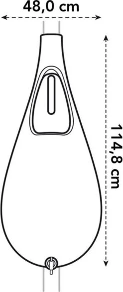 Elho Pure Raindrop 70L - Geel/Oker 23 Elho Pure Raindrop 70L - Geel/Oker -Tuin Kweekbenodigdheden 504x1200