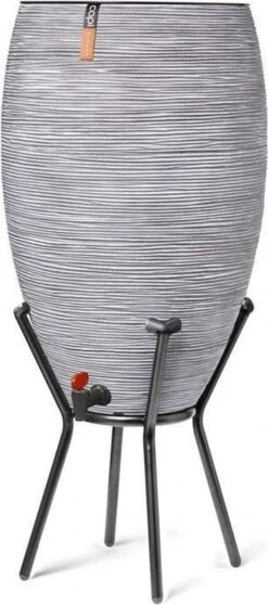 Capi Europe - Regenton Rib NL - 56x123 - Ivoor - Voor Binnen En Buiten - RKOFI1132 -Tuin Kweekbenodigdheden 531x1200