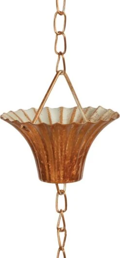 Esschert Design Regenketting 254 Cm Staal Koper -Tuin Kweekbenodigdheden 557x1200