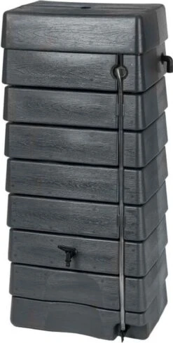 Nature - Regentank - 276L - H134,5 X 58,5 X 39,5cm - Antraciet - Muurmodel