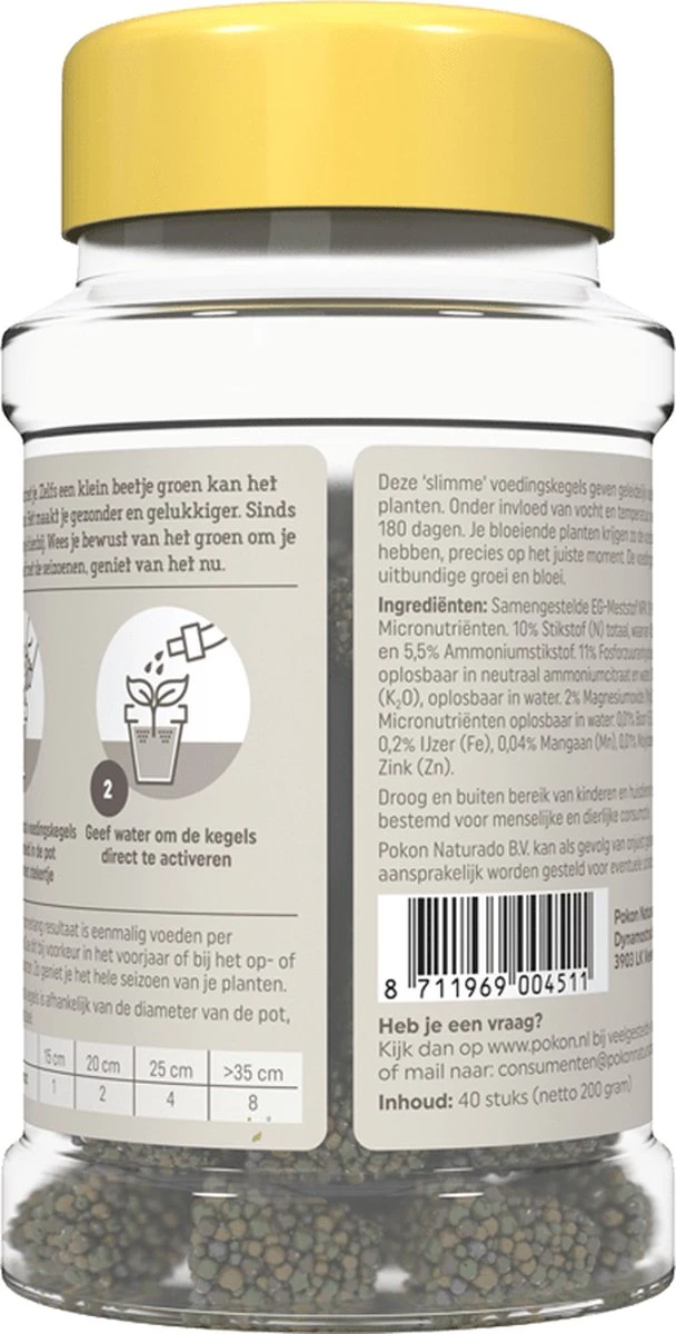 Pokon Voedingskegels Voor Terras- & Balkonplanten - 40 Stuks - 180 Dagen Voeding - Plantenvoeding 7 Pokon Voedingskegels Voor Terras- & Balkonplanten - 40 Stuks - 180 Dagen Voeding - Plantenvoeding - Afbeelding 5