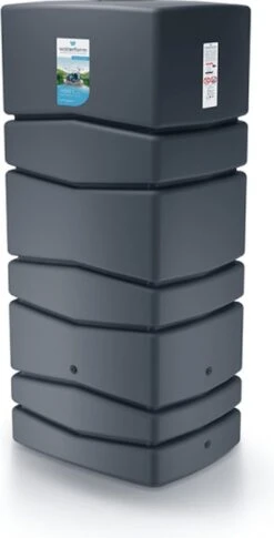 Prosperplast Regenton Aqua Tower 650 Liter - Antraciet -Tuin Kweekbenodigdheden 611x1200 1
